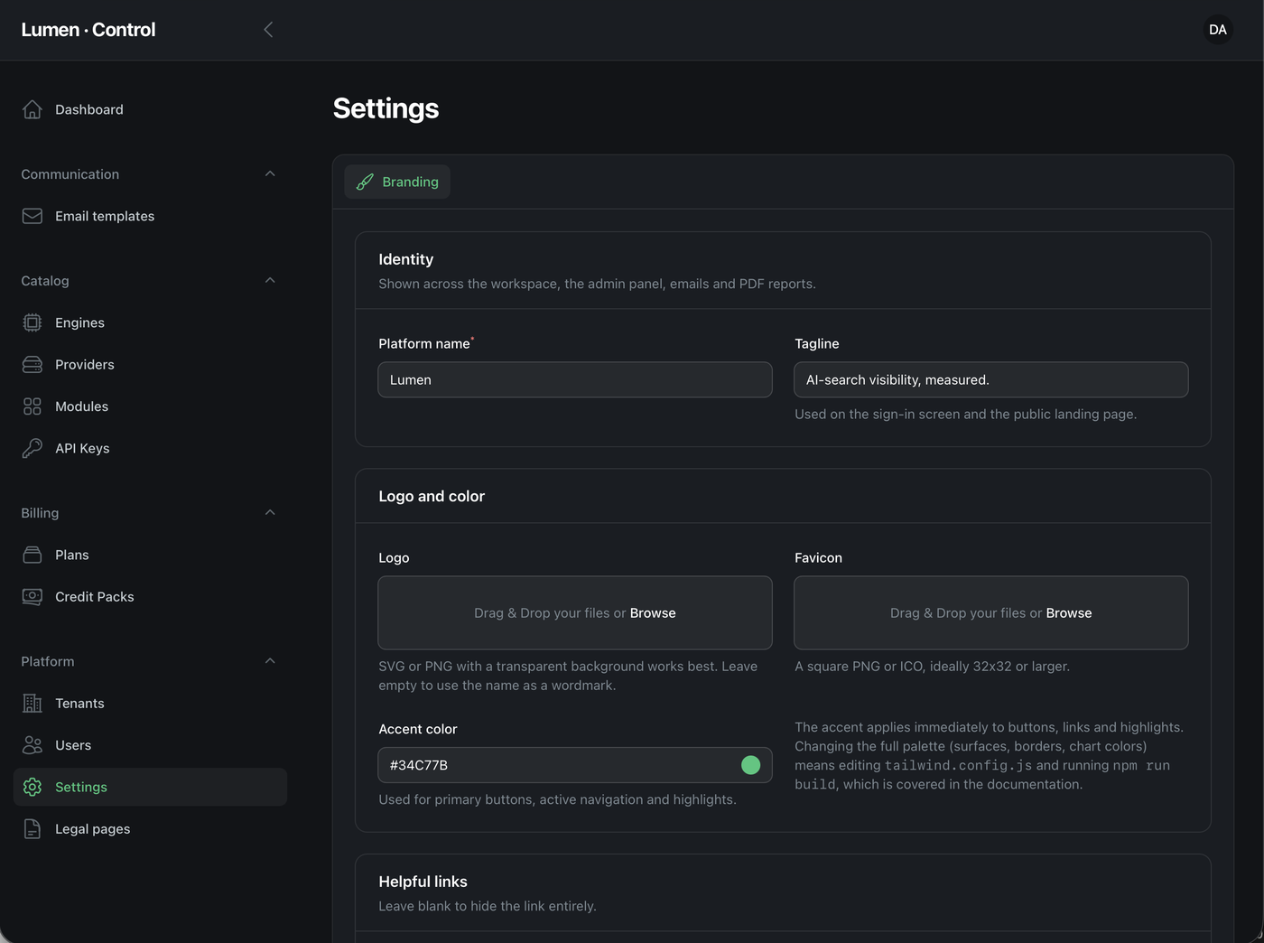 Lumen | AI Search Visibility Tracker